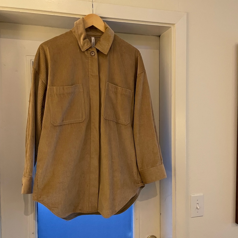 Aritzia Corduroy Shacket
